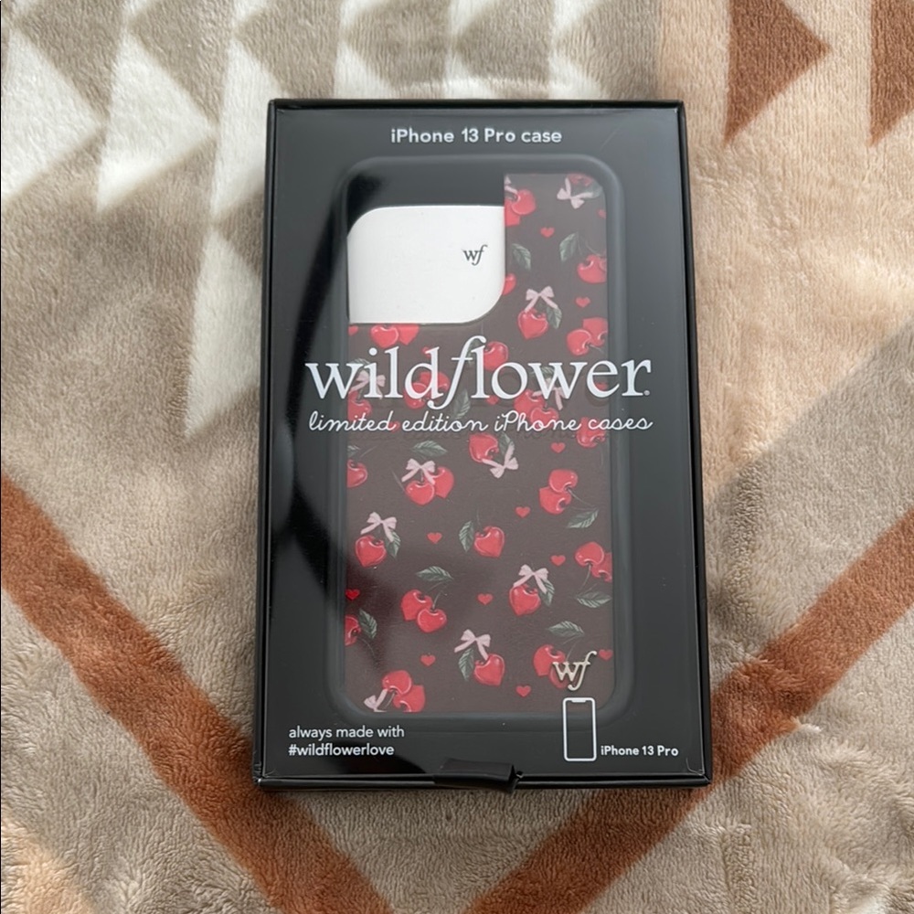 iPhone 13 Pro Wild Flower Limited Edition Chocolate Cherries Case